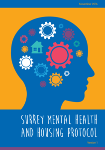 Cover of Surrey's mental health & housing protocol