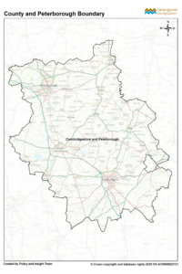 Cambridgeshire and Peterborough Boundary
