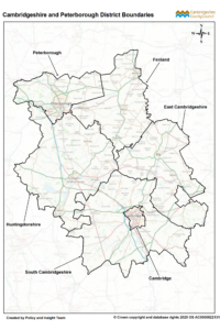 Cambridgeshire and Peterborough Districts
