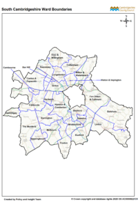South Cambridgeshire Ward Boundaries